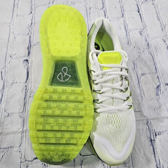 Nike Air Max 2015 MENS SIZE 10 Running Shoes White Volt Green 698902 107 - Picture 11 of 14